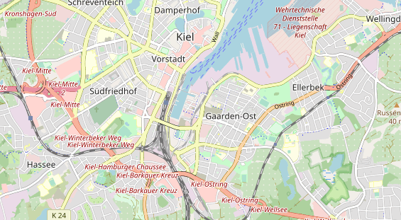 KFZ Werkstatt auf Karte