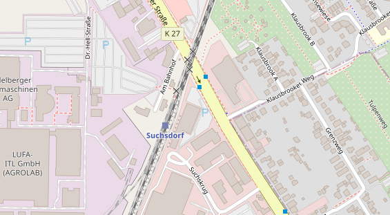 KFZ Werkstatt auf Satellitenbild