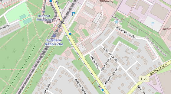 KFZ Werkstatt auf Satellitenbild