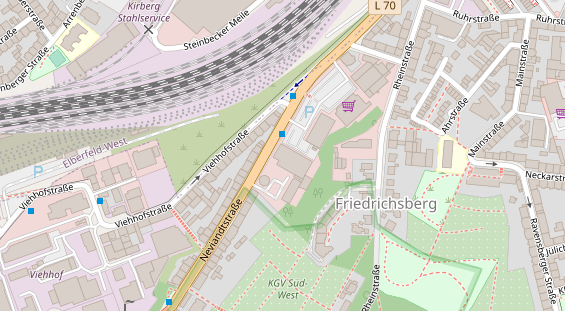 KFZ Werkstatt auf Satellitenbild