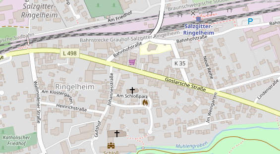 KFZ Werkstatt auf Satellitenbild