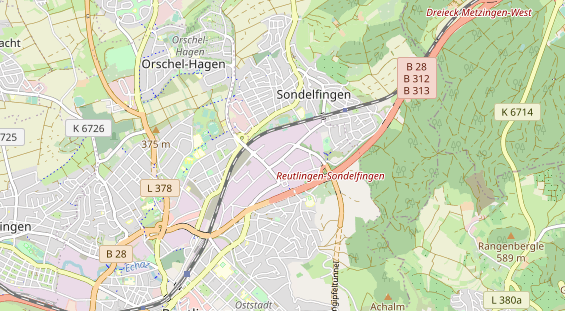 KFZ Werkstatt auf Karte