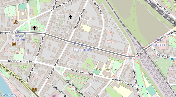 KFZ Werkstatt auf Satellitenbild