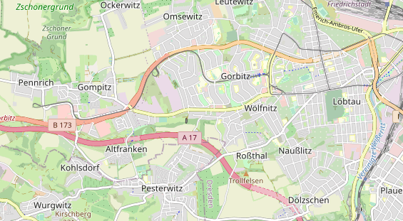 KFZ Werkstatt auf Karte