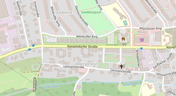 KFZ Werkstatt auf Satellitenbild