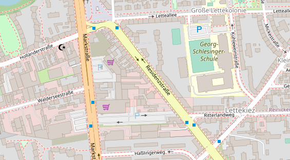KFZ Werkstatt auf Satellitenbild