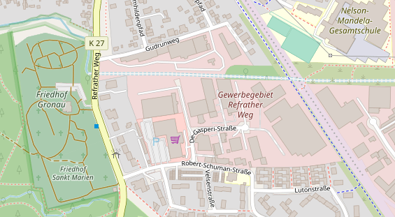 KFZ Werkstatt auf Satellitenbild