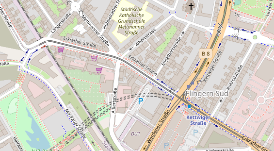 KFZ Werkstatt auf Satellitenbild