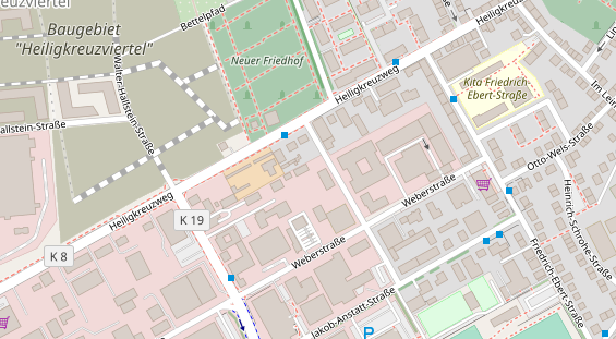 KFZ Werkstatt auf Satellitenbild
