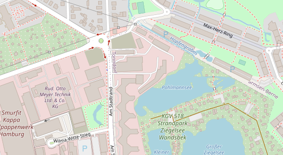 KFZ Werkstatt auf Satellitenbild