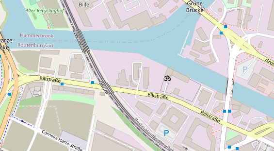 KFZ Werkstatt auf Satellitenbild