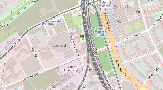 KFZ Werkstatt auf Satellitenbild