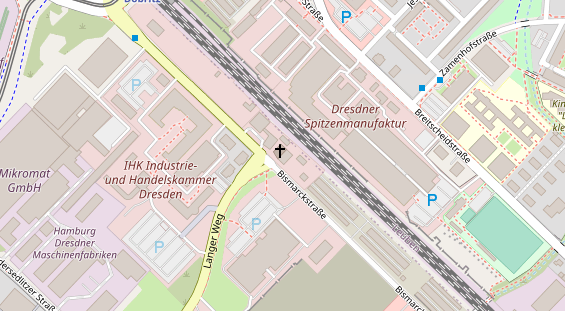 KFZ Werkstatt auf Satellitenbild