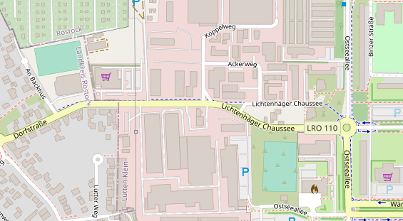 KFZ Werkstatt auf Satellitenbild