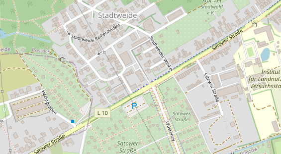 KFZ Werkstatt auf Satellitenbild