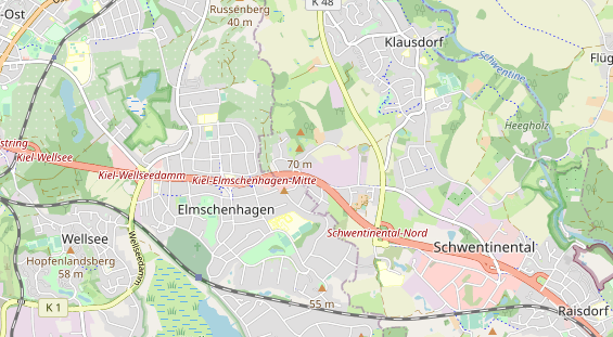 KFZ Werkstatt auf Karte