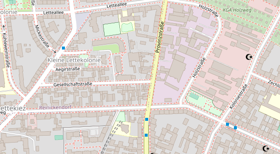 KFZ Werkstatt auf Satellitenbild