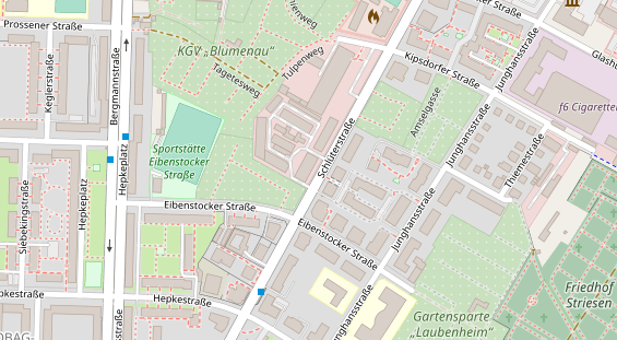 KFZ Werkstatt auf Satellitenbild