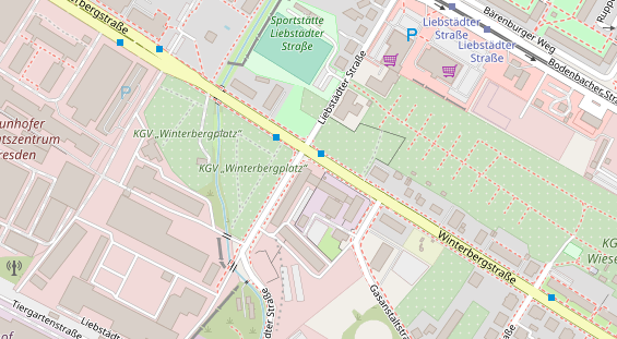 KFZ Werkstatt auf Satellitenbild