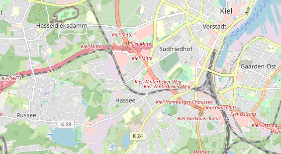 KFZ Werkstatt auf Karte