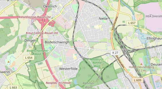 KFZ Werkstatt auf Karte