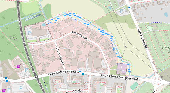 KFZ Werkstatt auf Satellitenbild