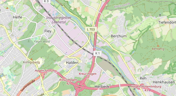 KFZ Werkstatt auf Karte