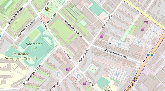 KFZ Werkstatt auf Satellitenbild