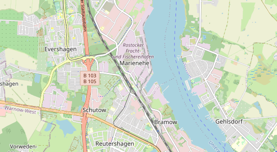 KFZ Werkstatt auf Karte