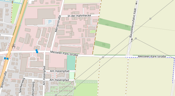 KFZ Werkstatt auf Satellitenbild