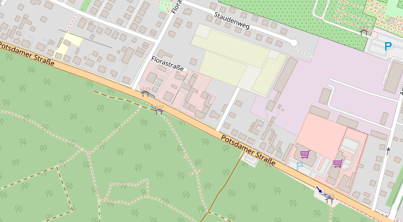 KFZ Werkstatt auf Satellitenbild