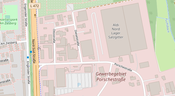 KFZ Werkstatt auf Satellitenbild