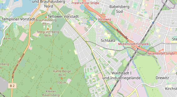 KFZ Werkstatt auf Karte