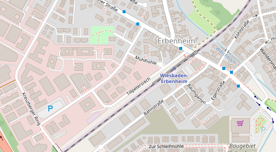 KFZ Werkstatt auf Satellitenbild