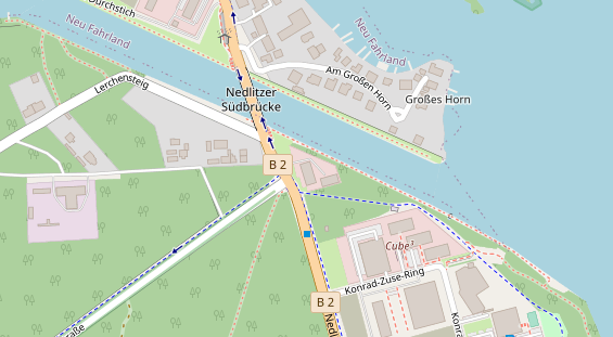 KFZ Werkstatt auf Karte