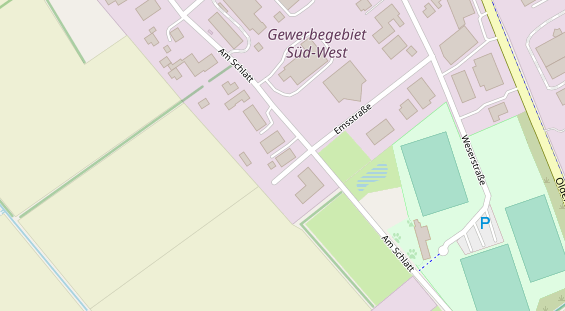 KFZ Werkstatt auf Satellitenbild