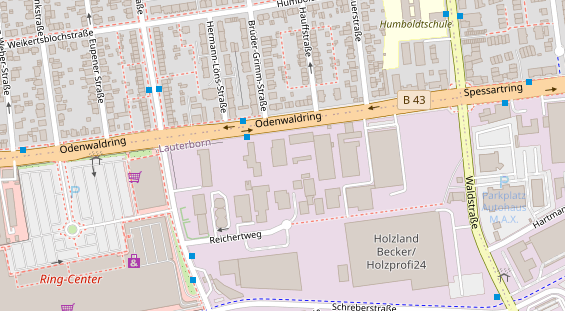 KFZ Werkstatt auf Satellitenbild