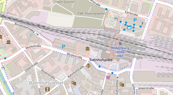 KFZ Werkstatt auf Satellitenbild
