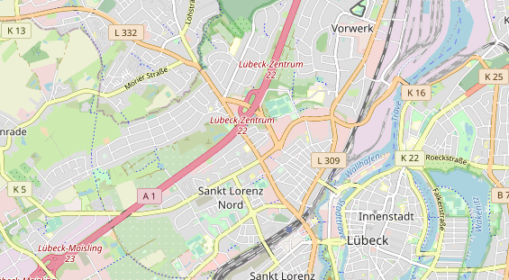 KFZ Werkstatt auf Karte