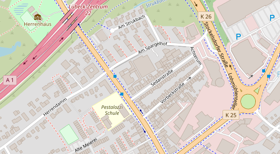 KFZ Werkstatt auf Satellitenbild