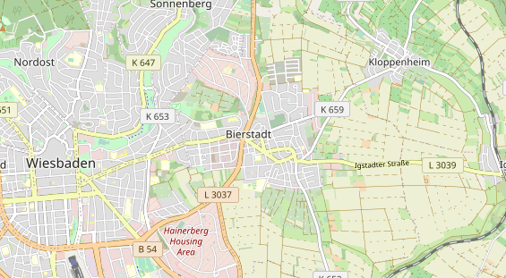 KFZ Werkstatt auf Karte