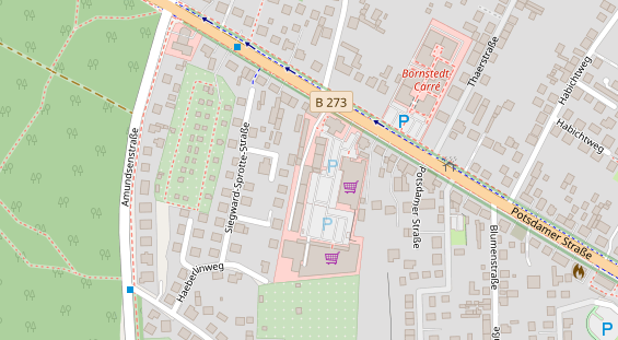 KFZ Werkstatt auf Karte