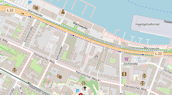 KFZ Werkstatt auf Satellitenbild