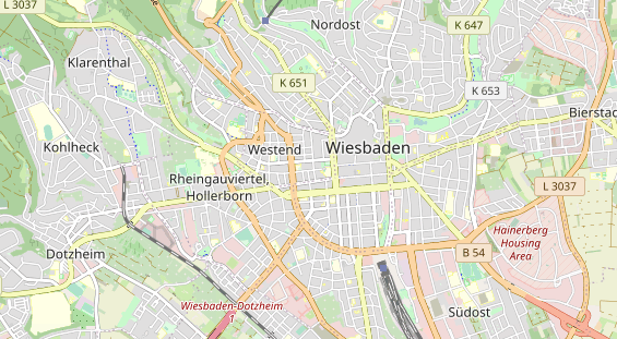 KFZ Werkstatt auf Karte