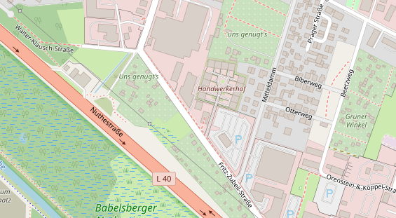 KFZ Werkstatt auf Satellitenbild