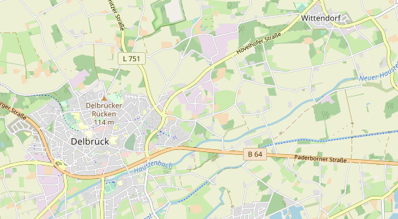 KFZ Werkstatt auf Karte