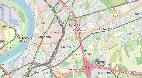 KFZ Werkstatt auf Karte