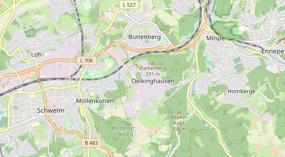 KFZ Werkstatt auf Karte