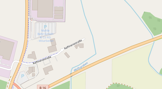 KFZ Werkstatt auf Satellitenbild