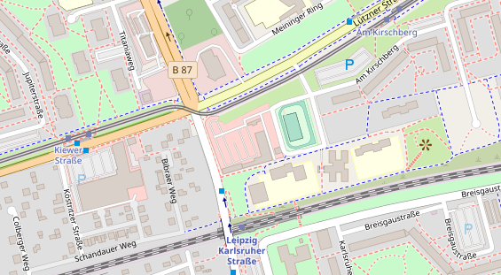 KFZ Werkstatt auf Satellitenbild